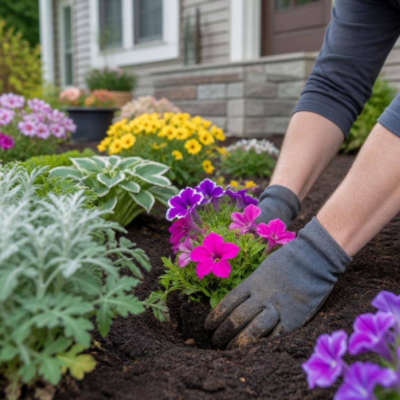 Replanting & Flower Bed Design